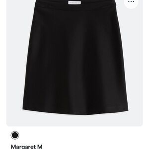 Margaret M Elegant Black Mini Skirt